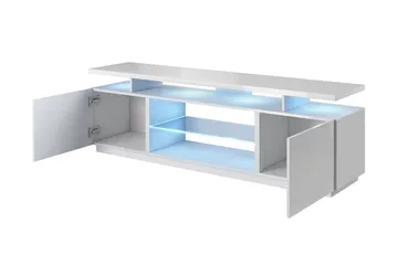 Ceasar TV-bänk 180 cm med LED - Svart - Products - Möbler - TV- & Mediamöbler - TV bänk & mediabänk