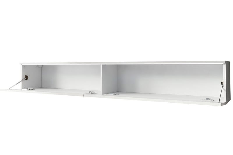 Cuguen Tv-skåp 180 cm Vit LED - Ljus Natur - Products - Möbler - TV- & Mediamöbler - TV-skåp