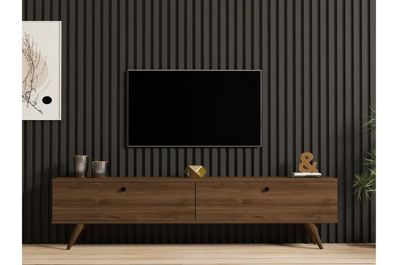 Djarhint Tv-bänk 160 cm - Valnöt - Products - Möbler - TV- & Mediamöbler - TV bänk & mediabänk