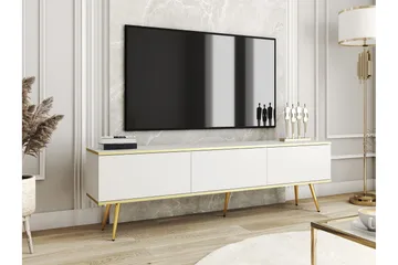 Edson Tv-bänk 175 cm - Vit - Products - Möbler - TV- & Mediamöbler - TV bänk & mediabänk