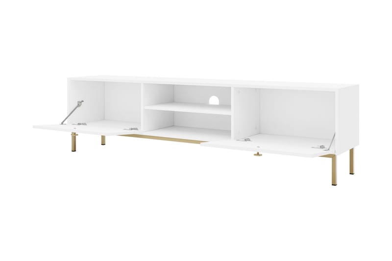 Hermann Tv-bänk 180 cm - Vit - Products - Möbler - TV- & Mediamöbler - TV bänk & mediabänk