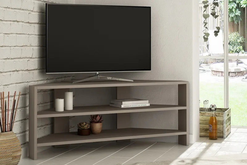 Homitis Tv-bänk 114 cm - Brun - Products - Möbler - TV- & Mediamöbler - TV bänk & mediabänk
