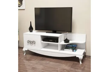 Hovdane TV-Bänk 130 cm - Vit - Products - Möbler - TV- & Mediamöbler - TV bänk & mediabänk