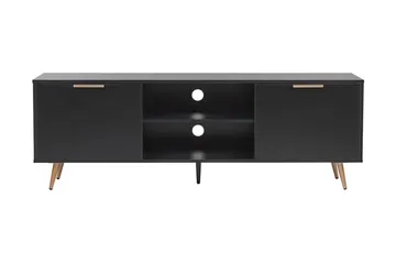 Indio TV-bänk 166x40 cm - Svart - Products - Möbler - TV- & Mediamöbler - TV bänk & mediabänk