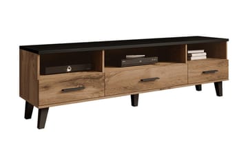 Kardos Tv-möbelset 180 cm - Natur/Svart - Products - Möbler - TV- & Mediamöbler - TV-möbelset