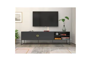 Lowboard Asia Antracit - Antracit - Products - Möbler - TV- & Mediamöbler - TV bänk & mediabänk