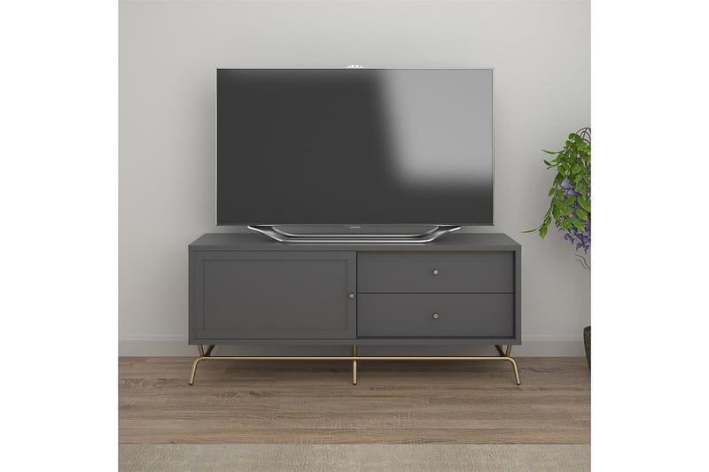 Nova Tv-bänk 150x48 cm Grafitgrå - CosmoLiving - Products - Möbler - TV- & Mediamöbler - TV bänk & mediabänk