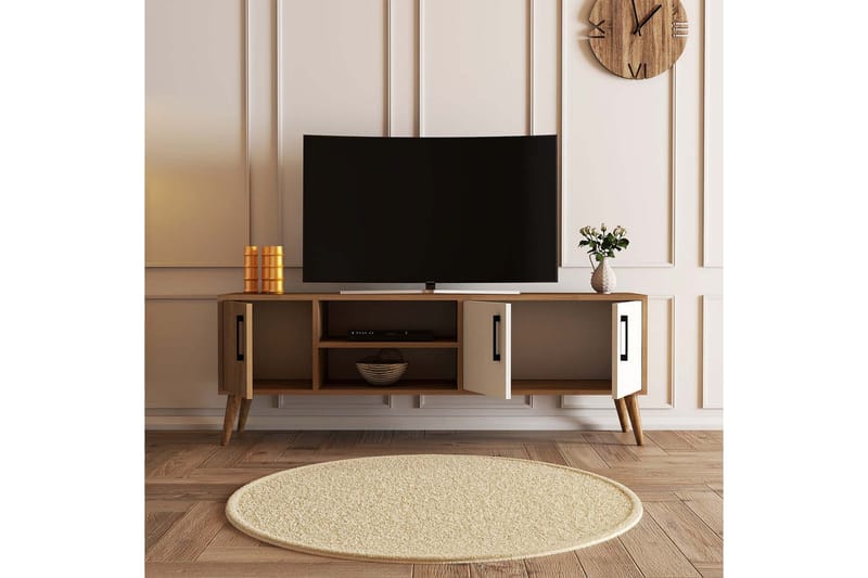 Tv-bänk & mediabänk Andifli Tv-bänk 150x52 cm Brun - Products - Möbler - TV- & Mediamöbler - TV bänk & mediabänk