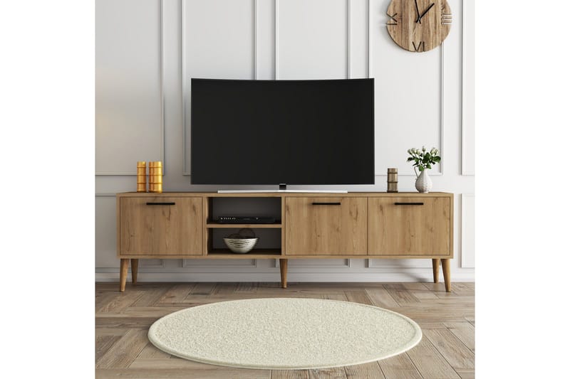 Tv-bänk & mediabänk Essexa Tv-bänk Ljusbrun - Products - Möbler - TV- & Mediamöbler - TV bänk & mediabänk