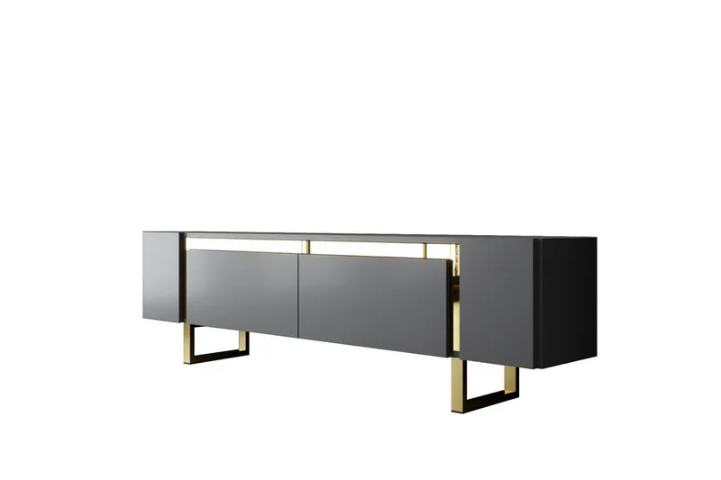 TV-bänk Sozi Antracit / Rany - Antracit / Rany - Products - Möbler - TV- & Mediamöbler - TV bänk & mediabänk