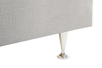 Alessia Komplett Sängpaket med Förvaring LED-belysning 180x200 cm - Grå / Ljusgrå - Products - Möbler - Säng - Säng med förvaring