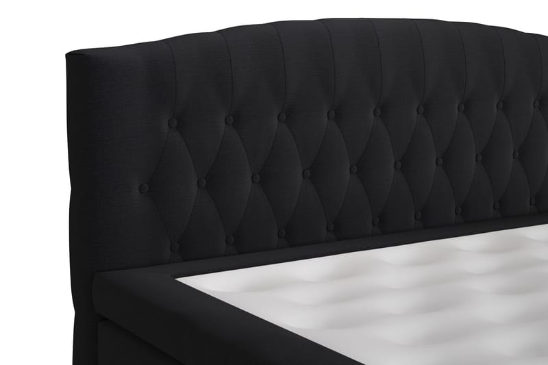 Belda Kontinentalsäng 160x200Fast/Medium - Svart - Products - Möbler - Säng - Kontinentalsäng