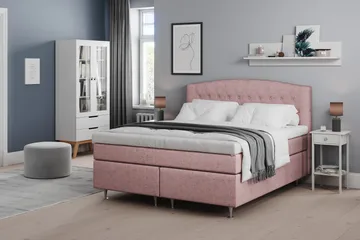 Belda Kontinentalsäng 160x200Medium - Rosa - Products - Möbler - Säng - Kontinentalsäng