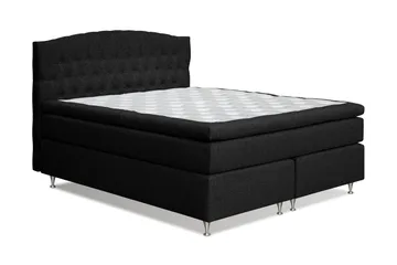 Belda Sängpaket 180x200 Fast - Svart - Products - Möbler - Säng - Kontinentalsäng