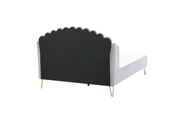 Benicio Sängram 140x200 cm - Grå/Guld - Products - Möbler - Säng - Sängram & sängstomme