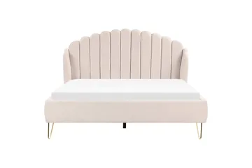 Benicio Sängram 160x200 cm - Beige/Guld - Products - Möbler - Säng - Sängram & sängstomme