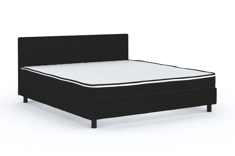 Billingen Komplett Sängpaket 160x200 cm - Svart - Products - Möbler - Säng - Kontinentalsäng