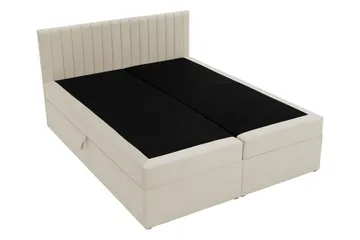 Calrosor Sängpaket Kontinentalsäng med Förvaring 140x200 cm - Beige - Products - Möbler - Säng - Komplett sängpaket