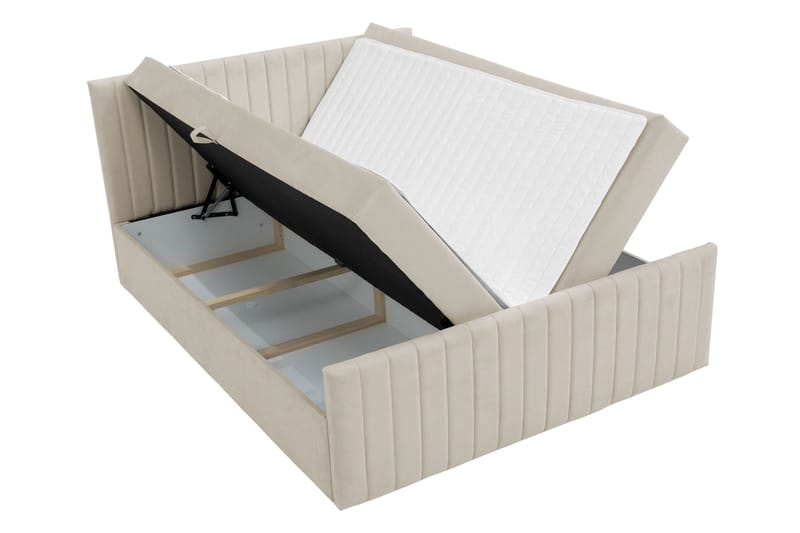 Calrosor Sängpaket Kontinentalsäng med Förvaring 160x200 cm - Svart - Products - Möbler - Säng - Komplett sängpaket