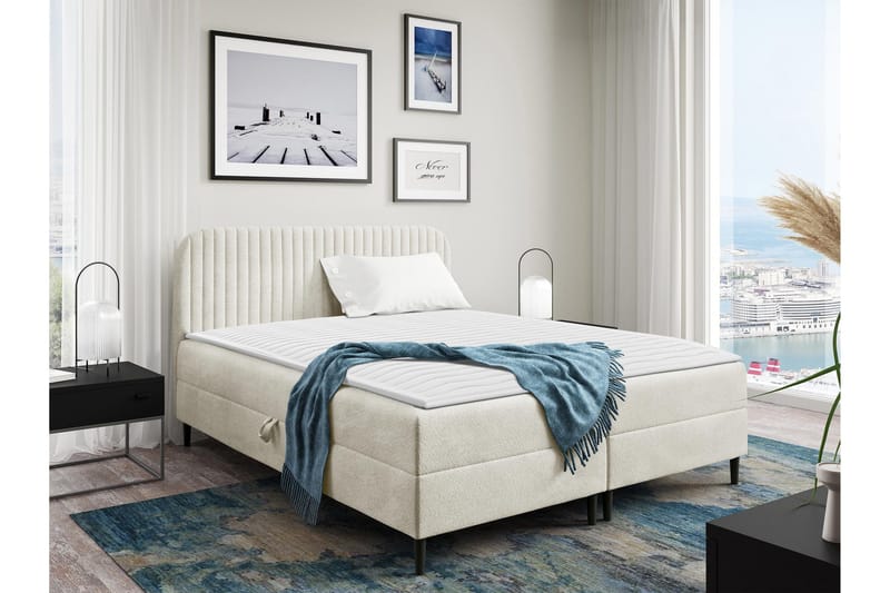 Celestine Förvaringssäng 120x200 cm, Vit