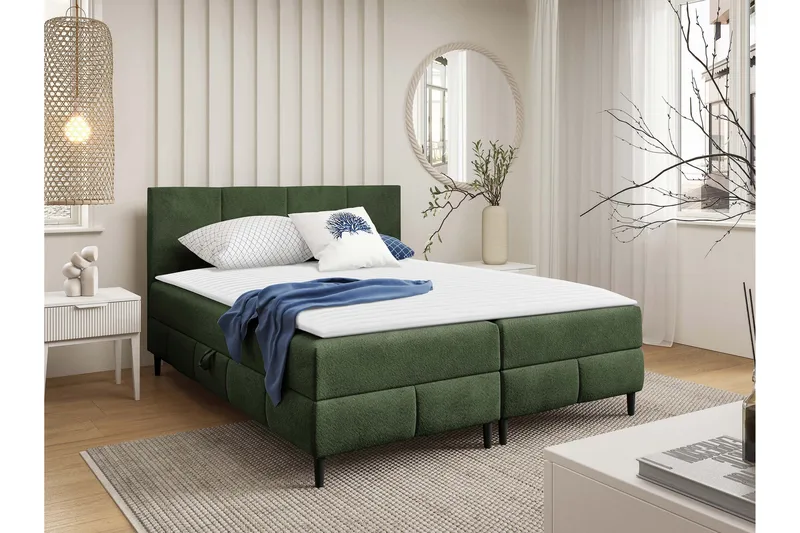 Celestine Förvaringssäng 180x200 cm, Grön