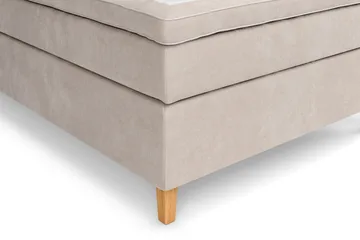 Celine Kontinentalsäng 140x200cm - Beige/Sammet - Products - Möbler - Säng - Kontinentalsäng