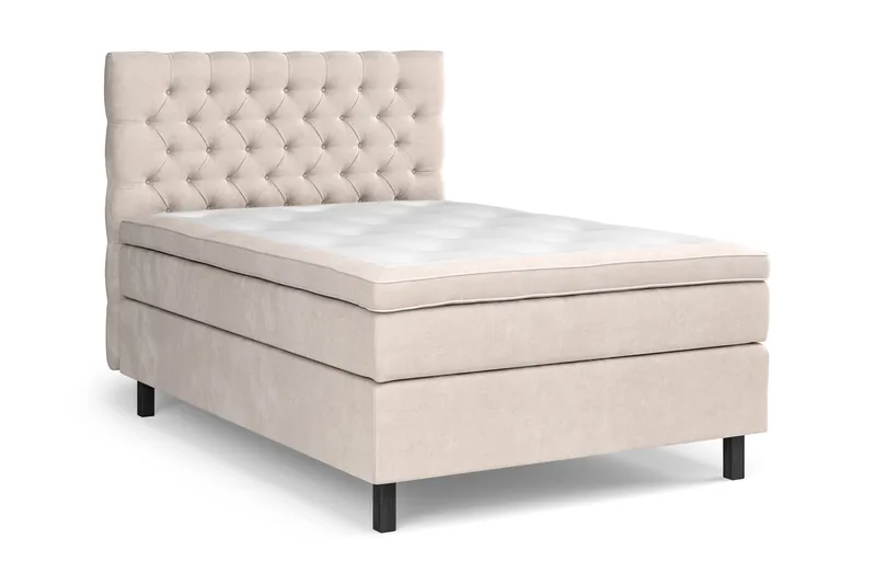 Celine Sängpaket 120x200 cm - Beige/Sammet - Products - Möbler - Säng - Kontinentalsäng
