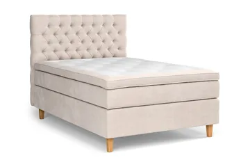 Celine Sängpaket 120x200 cm - Beige/Sammet - Products - Möbler - Säng - Kontinentalsäng