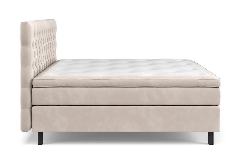 Celine Sängpaket 180x200 cm - Beige/Sammet - Products - Möbler - Säng - Kontinentalsäng