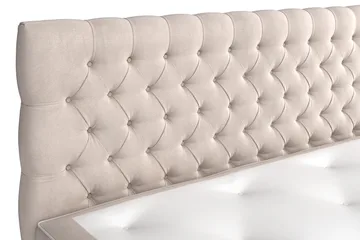 Celine Sängpaket 180x200 cm - Beige/Sammet - Products - Möbler - Säng - Kontinentalsäng