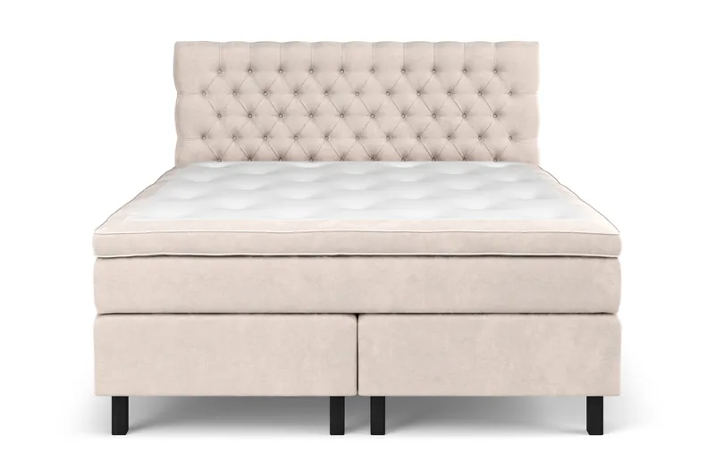 Celine Sängpaket 180x200 cm, Beige/Sammet