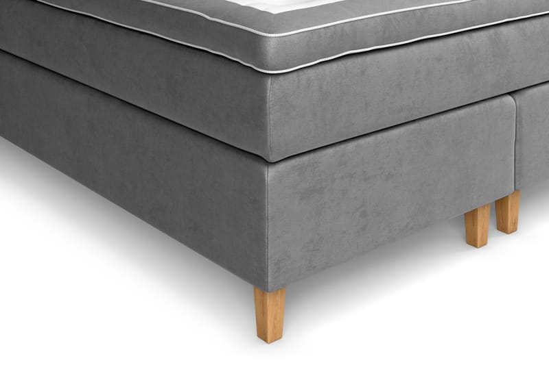 Celine Sängpaket 180x200 cm - Grå/Sammet - Products - Möbler - Säng - Kontinentalsäng