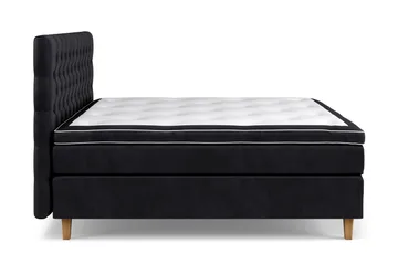 Celine Sängpaket 180x200 cm - Svart/Sammet - Products - Möbler - Säng - Kontinentalsäng