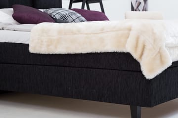 Charleston Kontinentalsäng 120x200 Fast Polyeterskum - Svart - Products - Möbler - Säng - Enkelsäng