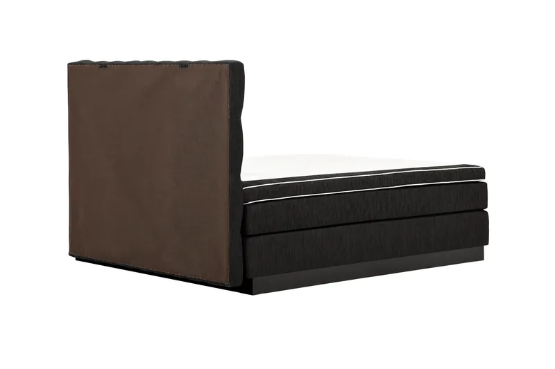 Charleston Kontinentalsäng 160x200 Fast Polyeterskum - Svart - Products - Möbler - Säng - Kontinentalsäng