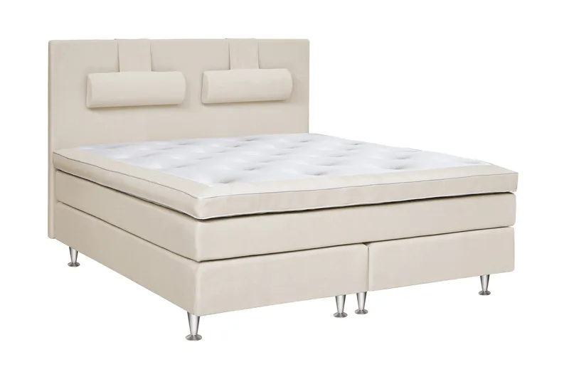 Charleston Kontinentalsäng 180x200 Fast Valbar Malaga - Malaga Beige - Products - Möbler - Säng - Kontinentalsäng