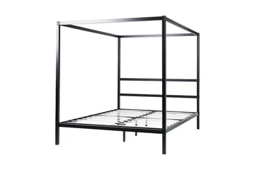 Denaya Himmelsäng 140x200 cm - Svart - Products - Möbler - Säng - Himmelsäng