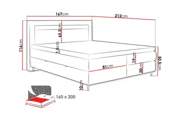 Derry Sängram 160x200 cm - Products - Möbler - Säng - Sängram & sängstomme