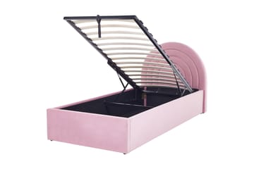 Diantha Sängram 90x200 cm - Rosa - Products - Möbler - Säng - Säng med förvaring