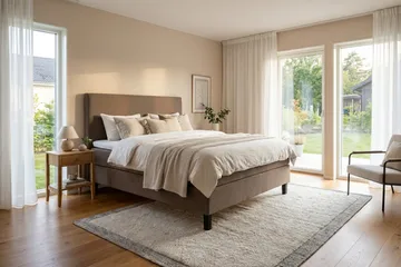 Dream Komplett Sängpaket 150x200 cm Slät - Brun - Products - Möbler - Säng - Kontinentalsäng
