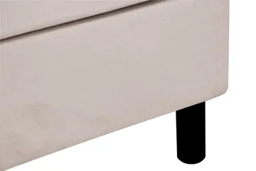 Dream Komplett Sängpaket 160x200 cm Assymetriska knappar - Beige - Products - Möbler - Säng - Kontinentalsäng