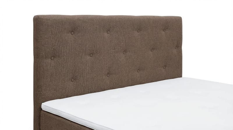 Dream Komplett Sängpaket 180x200 cm Assymetriska knappar - Brun - Products - Möbler - Säng - Kontinentalsäng