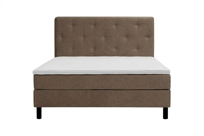 Dream Komplett Sängpaket 180x200 cm Assymetriska knappar - Brun - Products - Möbler - Säng - Kontinentalsäng