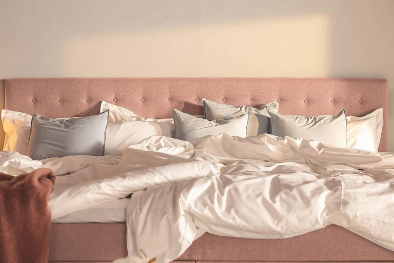 Ella Familjesäng 280x200  cm - (+Fler val) Rosa - Products - Möbler - Säng - Kontinentalsäng