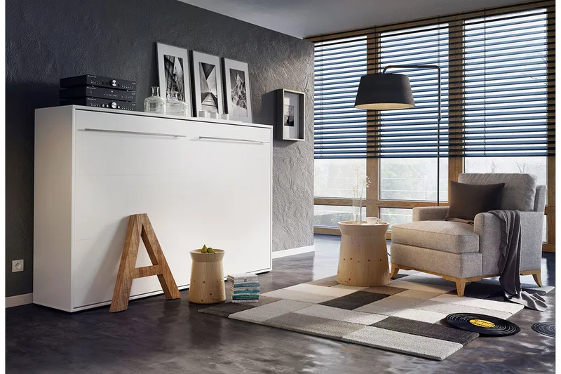 Concept Pro Sängskåp 120x200cm Wilson & Wood Vit - Products - Möbler - Säng - Gästsäng & extrasäng - Sängskåp