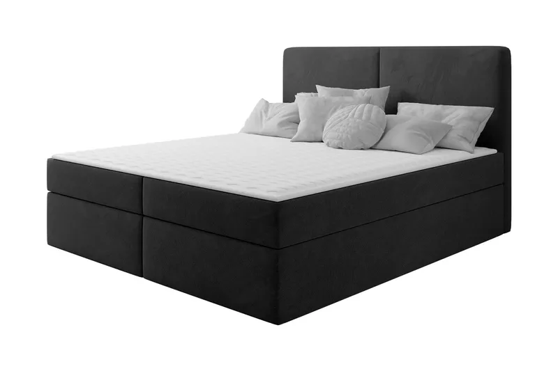 Garris Sängpaket Kontinentalsäng 140x200 cm, Svart