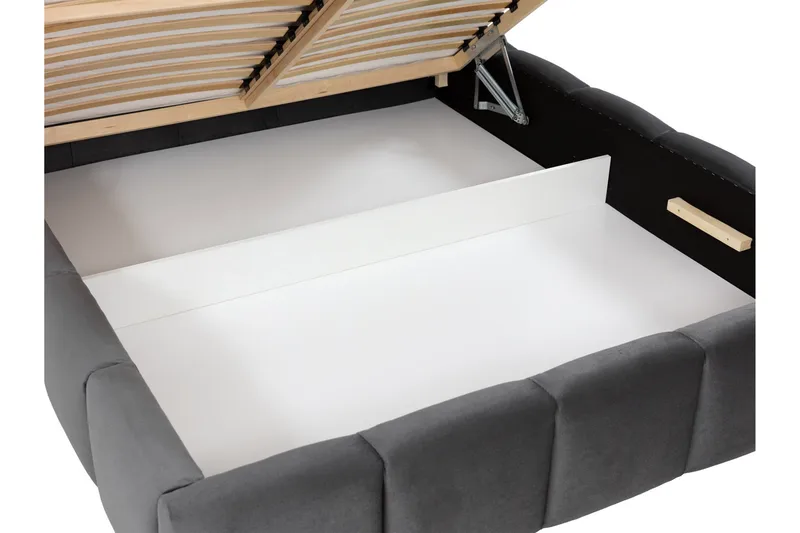 Gioia Förvaringssäng 160x200 cm - Blå - Products - Möbler - Säng - Säng med förvaring