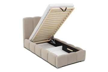 Gioia Sängram med Förvaring 90x200 cm - Vit - Products - Möbler - Säng - Sängram & sängstomme