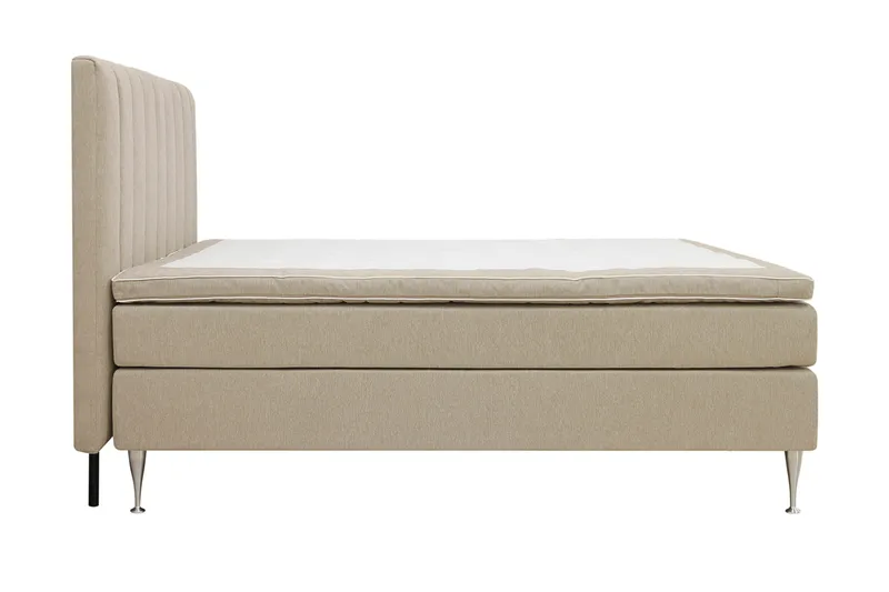 Hilton High Komplett Sängpaket 160x200 cm - Beige - Products - Möbler - Säng - Kontinentalsäng