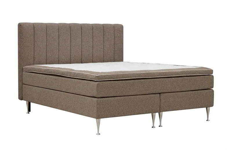 Hilton High Komplett Sängpaket 160x200 cm - Brun - Products - Möbler - Säng - Kontinentalsäng